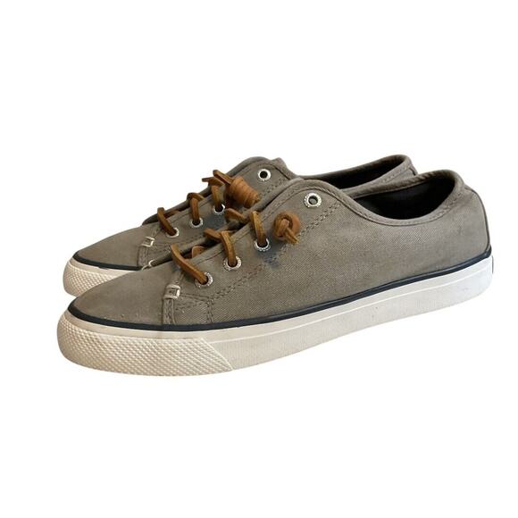 Sperry Top-Sider Boat Shoe Women's Size 6.5 M Gray Seacoast Sneaker Memory Foam - Picture 4 of 8